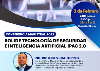 Conf. Magistral: BOLIDE TECNOLOGÍA DE SEGURIDAD E INTELIGENCIA ARTIFICIAL IPAC 2.0