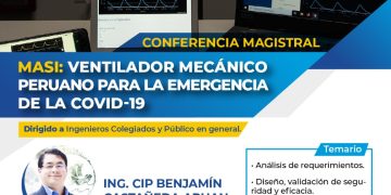 10/FEB. Conferencia Magistral: MASI: Ventilador Mecánico peruano para la emergencia de la COVID-19