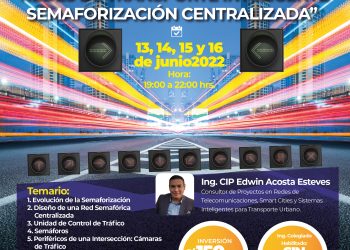 13/Junio → CURSO: «REDES DE TRANSPORTE INTELIGENTE – SEMAFORIZACIÓN CENTRALIZADA”