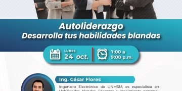 24 Octubre →“Autoliderazgo – Desarrolla tus habilidades blandas»