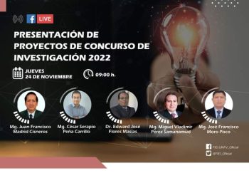 Presentación de Proyectos de concurso de investigación 2022