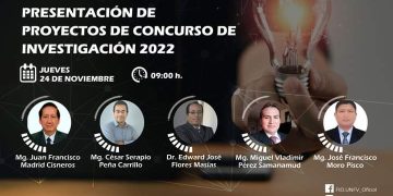 Presentación de Proyectos de concurso de investigación 2022