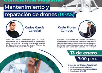 13 Enero – «Mantenimiento y Reparación de Drones»