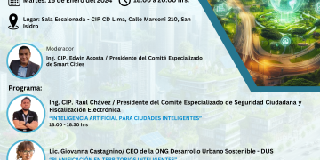 16 de Enero – Foro «Ciudades Inteligentes y Sostenibles: Aplicación a los Gobiernos Municipales y Regionales – Plan Director»