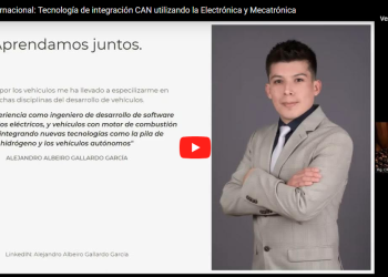 Webinar Internacional: Tecnología de integración CAN utilizando la Electrónica y Mecatrónica