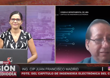 Entrevista por parte de Visión Tv Al Ing. CIP Juan Francisco Madrid Cisneros sobre la SMART CITY