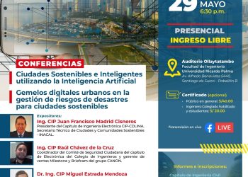 29 de mayo – Conferencias Presenciales sobre Ciudades Sostenibles e Inteligentes