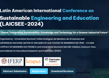 Latin American International Conference on Sustainable Engineering and Education (LAICSEE-2024)