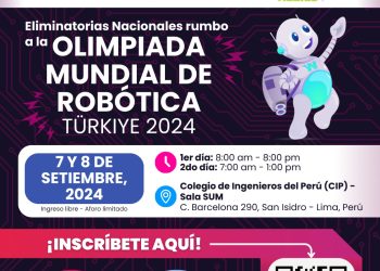 7 y 8 Septiembre – Eliminatorias Nacionales rumbo a la World Robot Olympiad (WRO) Türkiye 2024