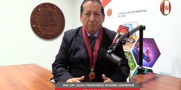 Saludo por Fiestas Patrias – Ing. CIP Francisco Madrid Cisneros, presidente del Capítulo de Ingeniería Electrónica CIP-CDLima