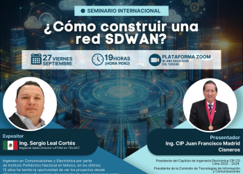 27 Septiembre – Seminario Internacional: ¿Cómo construir una red SDWAN? 🌐