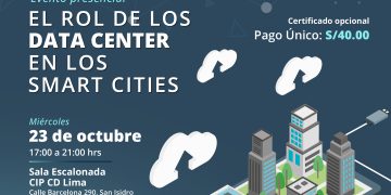 23 Octubre – Evento presencial: «El Rol de los Data Center en los Smart Cities»
