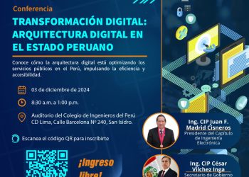 03 de Diciembre – Conferencia: Transformación Digital: Arquitectura Digital en El Estado Peruano