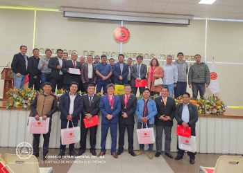 Capítulo de Ingeniería Electrónica del CIP CD Lima presente en la I Feria Internacional de Electrónica en La Libertad