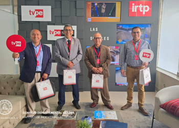 Capítulo de Ingeniería Electrónica del CIP Lima realiza visita técnica al IRTP para fortalecer la difusión académica nacional