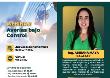 06 de Noviembre – Webinar:  “𝗔𝘃𝗲𝗿𝗶́𝗮𝘀 𝗯𝗮𝗷𝗼 𝗖𝗼𝗻𝘁𝗿𝗼𝗹”🎯