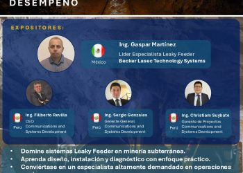 02, 04, 06, 10, 12 y 14 de febrero – Curso: «Comunicaciones Críticas en Minería Subterránea: Redes Leaky Feeder (Cable radiante) de Alto Desempeño»