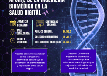 26 de Febrero – Foro Internacional: «Aporte de la Ingeniería Biomédica en la salud digital”