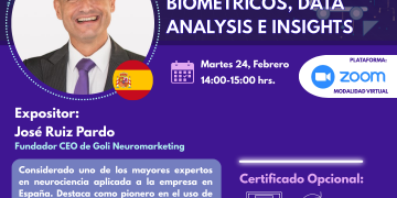 24 de Febrero – Webinar Internancional: Algoritmos en la Innovación: Sensores Biométricos, Data Analysis e Insights
