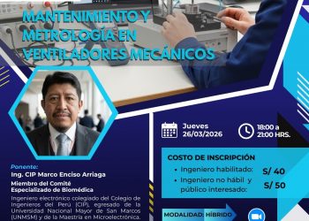 26 de marzo – Taller: «Mantenimiento y Metrología en ventiladores mecánicos».