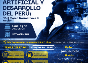 30 de abril – Foro: «Inteligencia Artificial y desarrollo del Perú»
