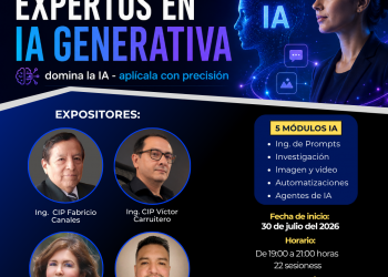 Julio, Agosto y Septiembre – Curso: Programa de Especialización de Expertos en IA Generativa