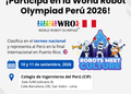 10 y 11 de Septiembre – World Robot Olympiad 2026